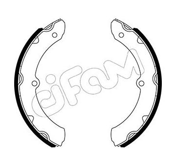 Sada brzdových čelistí CIFAM 153-638