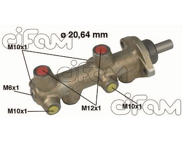 Hlavní brzdový válec CIFAM 202-043