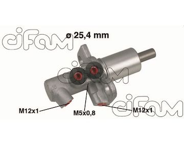 Hlavní brzdový válec CIFAM 202-458