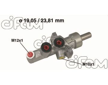 Hlavní brzdový válec CIFAM 202-619