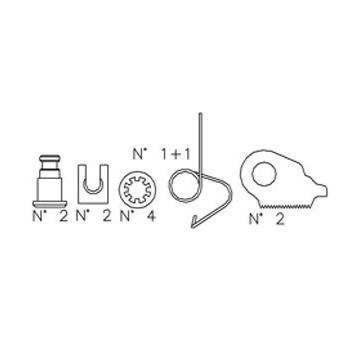 Sada příslušenství, brzdové čelisti CIFAM K308