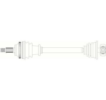 Hnací hřídel GENERAL RICAMBI RE3223