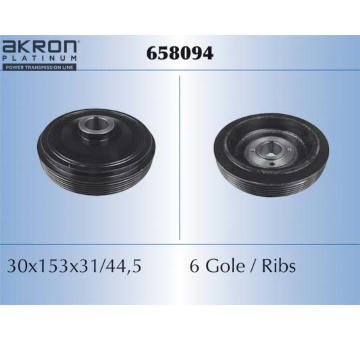 remenice, klikovy hridel AKRON-MALÒ 658094