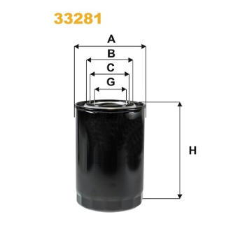 Palivový filtr WIX FILTERS 33281
