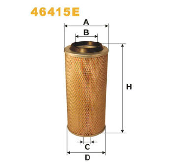 Vzduchový filtr WIX FILTERS 46415E