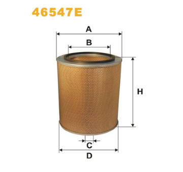 Vzduchový filtr WIX FILTERS 46547E