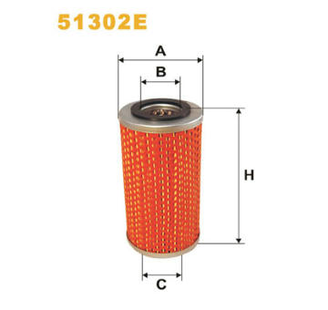 Filtr, pracovní hydraulika WIX FILTERS 51302E
