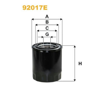 Olejovy filtr, diferenciál WIX FILTERS 92017E