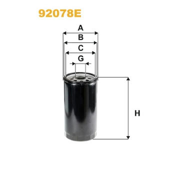 Olejový filtr WIX FILTERS 92078E