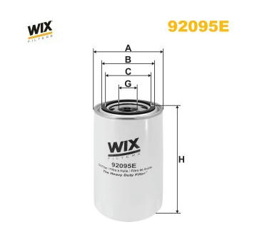 Olejový filtr WIX FILTERS 92095E