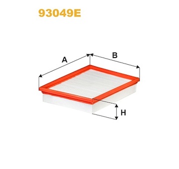 Filtr, vzduch v interiéru WIX FILTERS 93049E