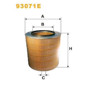 Vzduchový filtr WIX FILTERS 93071E