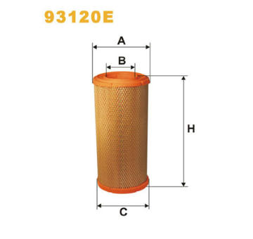Vzduchový filtr WIX FILTERS 93120E