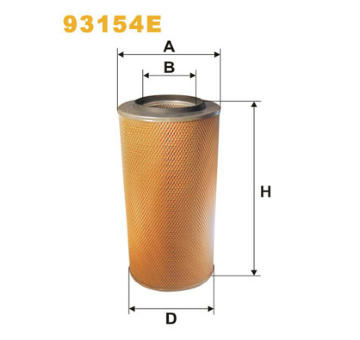 Vzduchový filtr WIX FILTERS 93154E