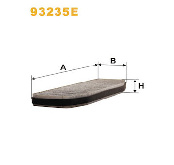 Filtr, vzduch v interiéru WIX FILTERS 93235E