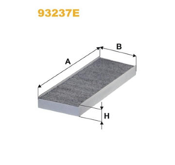 Filtr, vzduch v interiéru WIX FILTERS 93237E