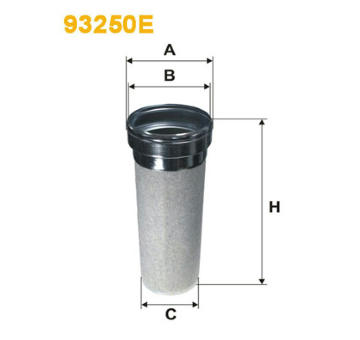 Filtr - sekundární vzduch WIX FILTERS 93250E