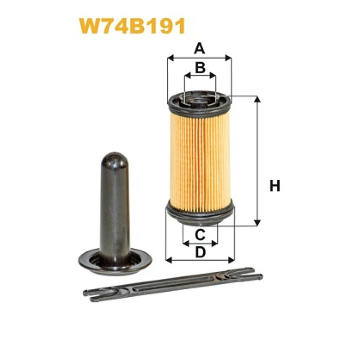 filtr kapaliny AdBlue WIX IVECO, DAF, VOLVO