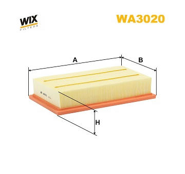 Vzduchový filtr WIX FILTERS WA3020