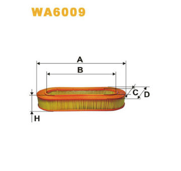 Vzduchový filtr WIX FILTERS WA6009
