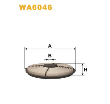 Vzduchový filtr WIX FILTERS WA6046