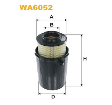 Vzduchový filtr WIX FILTERS WA6052