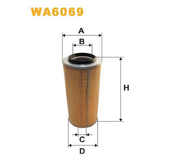 Vzduchový filtr WIX FILTERS WA6069