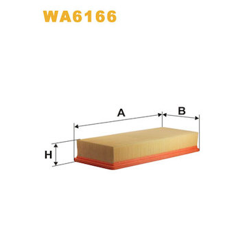 Vzduchový filtr WIX FILTERS WA6166