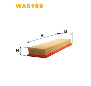 Vzduchový filtr WIX FILTERS WA6169