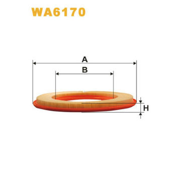 Vzduchový filtr WIX FILTERS WA6170