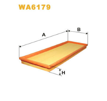 Vzduchový filter WIX FILTERS WA6179