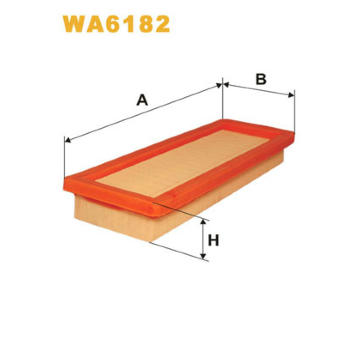 Vzduchový filter WIX FILTERS WA6182