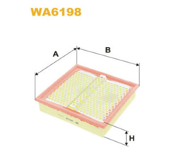 Vzduchový filter WIX FILTERS WA6198