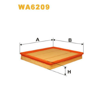 Vzduchový filtr WIX FILTERS WA6209