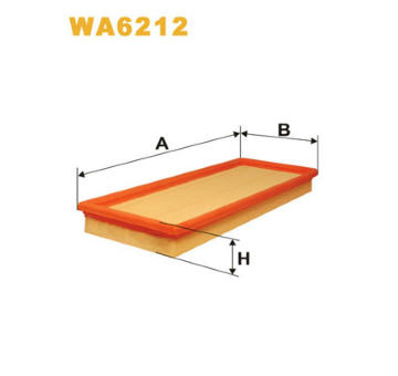 Vzduchový filtr WIX FILTERS WA6212
