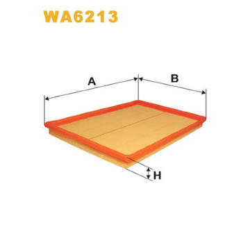 Vzduchový filtr WIX FILTERS WA6213