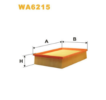 Vzduchový filtr WIX FILTERS WA6215