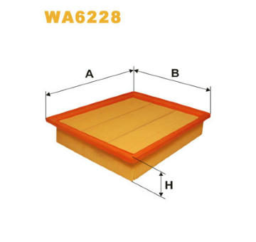 Vzduchový filtr WIX FILTERS WA6228