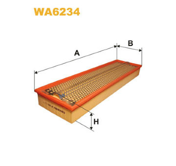 Vzduchový filter WIX FILTERS WA6234