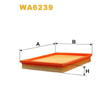 Vzduchový filtr WIX FILTERS WA6239