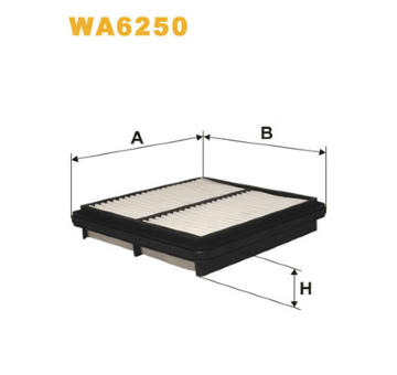 Vzduchový filter WIX FILTERS WA6250