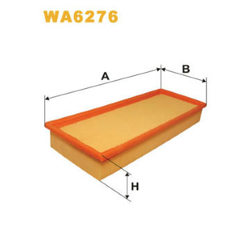 Vzduchový filtr WIX FILTERS WA6276