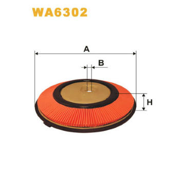 Vzduchový filtr WIX FILTERS WA6302