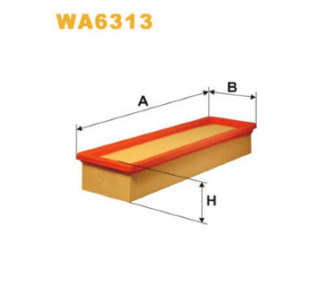 Vzduchový filter WIX FILTERS WA6313