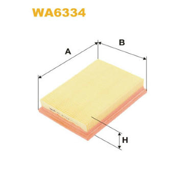 Vzduchový filtr WIX FILTERS WA6334