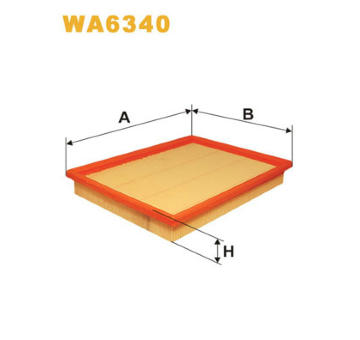 Vzduchový filter WIX FILTERS WA6340