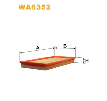 Vzduchový filtr WIX FILTERS WA6352