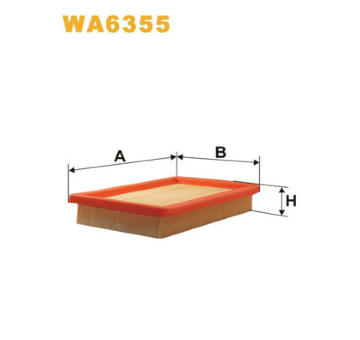 Vzduchový filtr WIX FILTERS WA6355