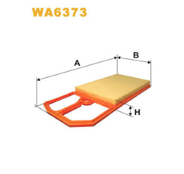 Vzduchový filtr WIX FILTERS WA6373