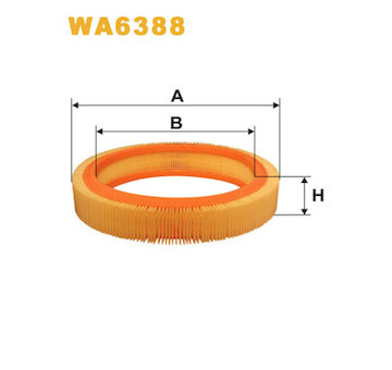 Vzduchový filtr WIX FILTERS WA6388